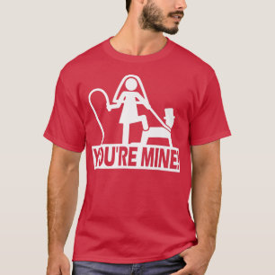 Camiseta Festa de Solteirão Engraçada Casamento Você é Meu