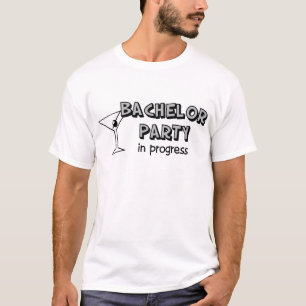Camiseta Festa de solteiro em Andamento