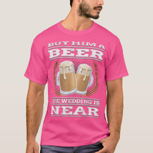 Camiseta Festa de Solteiro engraçadaCompre-lhe um casamento