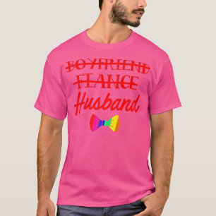 Camiseta Festa de Solteiro Gay Orgulho Lgbt Namorado Noivad