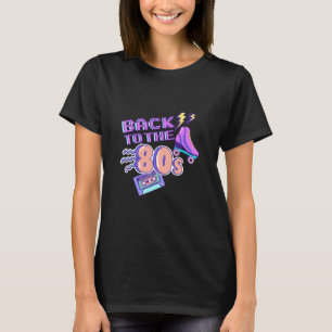 Camiseta Festa De Tema Dos Anos 80 De Volta Ao Custo De Ves