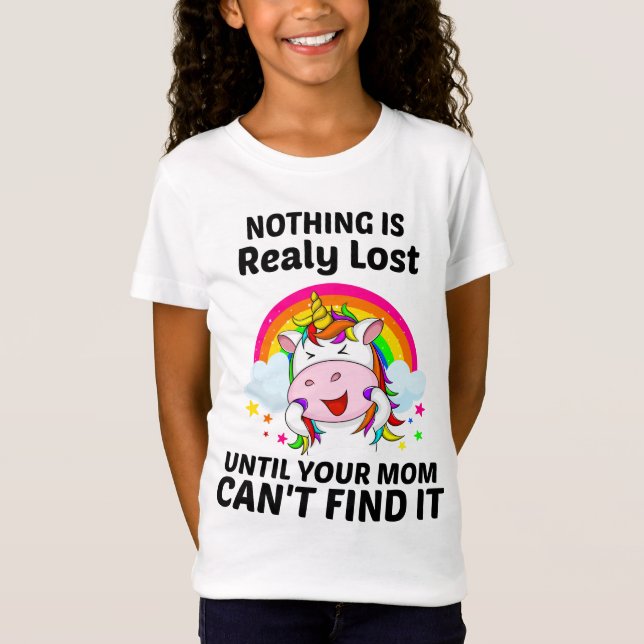Camiseta Festa de unicórnio infantil da FUNN (Frente)