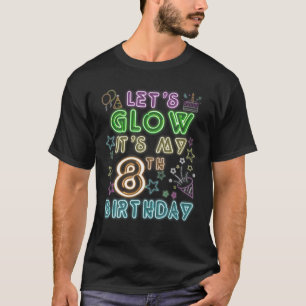 Camiseta Festa de Vamos de 8 anos é meu oitavo aniversário