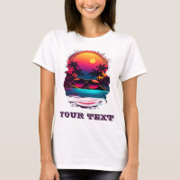 festa de verão da ilha tropical neon