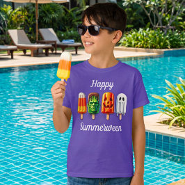 Camiseta Festa de Verão do Halloween de Summerween