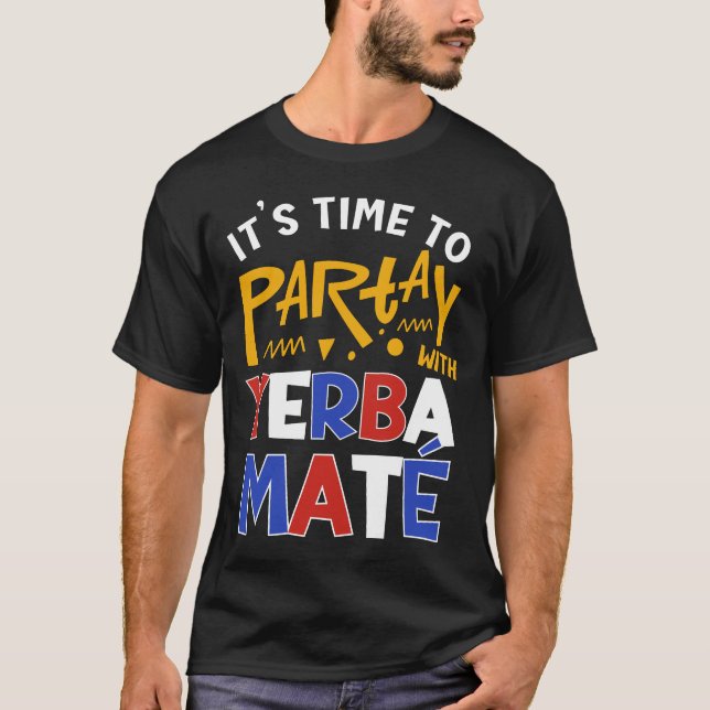 CAMISETA FESTA DIVERTIDA COM O YERBA MATE (Frente)