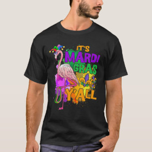 Camiseta Festa do Carnaval Encantada Idea Flamingo Mardi Gr