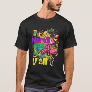 Camiseta Festa do Carnaval Encantada Idea Flamingo Mardi Gr