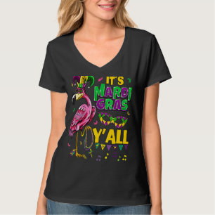 Camiseta Festa do Carnaval Idea Flamingo Mardi Gras