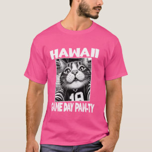Camiseta Festa do Dia do Jogo no Havaí, Funny Home State Ha