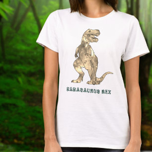 Camiseta Festa do Dinossauro das Crianças Mamasauro