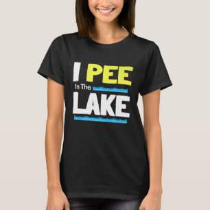 Camiseta Festa do Lago bebendo Engraçada Acampamento Dizend
