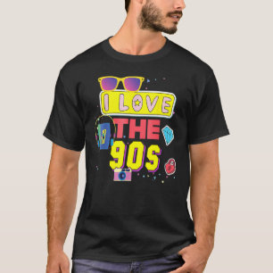 Camiseta Festa do Partido 90 para Mulheres Masculinas Figur
