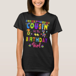 Camiseta Festa do Partido Mexicano Avocato Birthday Girl Ou