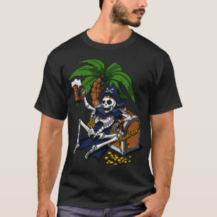 Camiseta Festa do Pirata Esqueleto