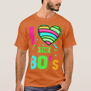 Camiseta Festa do Tema de Figurino Retroativo dos anos 80 F