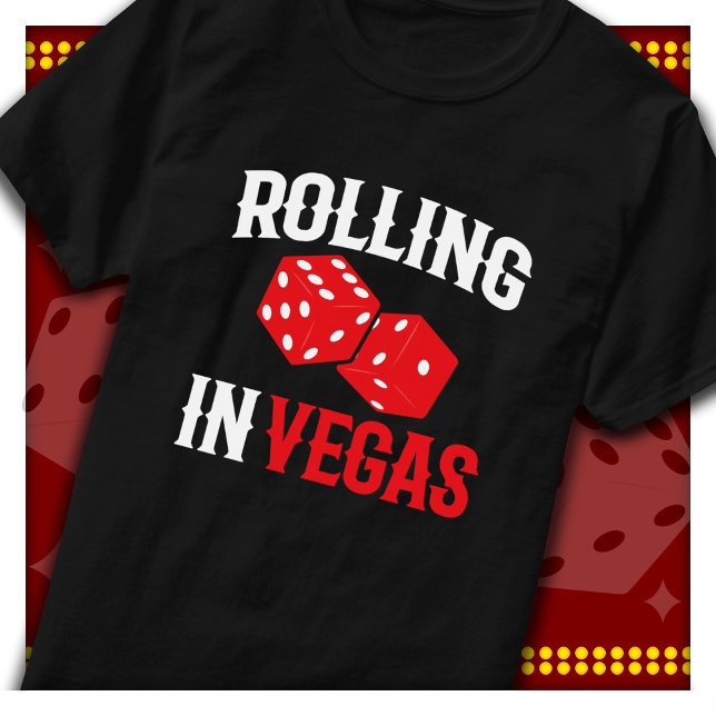 Camiseta Festa em Vegas Rolling em Las Vegas (Criador carregado)