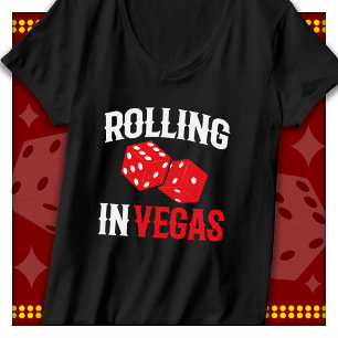 Camiseta Festa em Vegas Rolling em Las Vegas