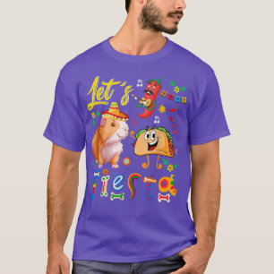 Camiseta Festa Engraçada, Guiné Mexicana, Porco Com Sombrer