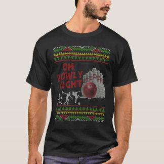 Camiseta Festa Feia de Natal - Oh Bowly Night Bowli