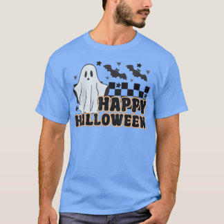 Camiseta Festa Ghost Halloween Feliz Halloween 2022 Por Um