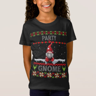 Camiseta Festa Gnome Matching Family Festa feia Natal PJs D