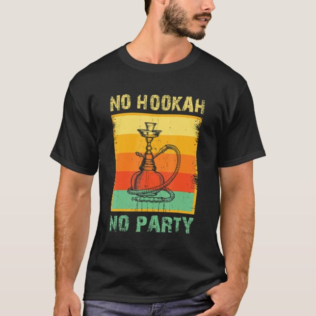 Camiseta Festa Hookah Shisha Fumante Narghile (Frente)
