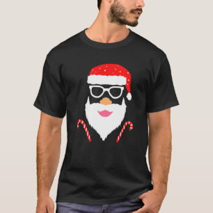 Camiseta Festa legal de Santa Claus Costume Merry Xmas