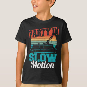 Camiseta Festa Legal Em Câmara Lenta Barco Pontão Retro Vin