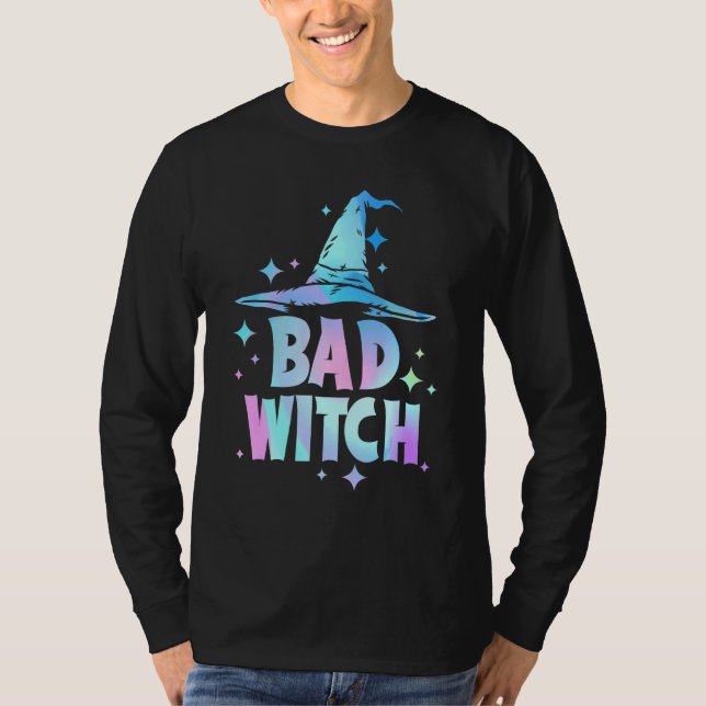 Camiseta Festa Má Bruxa de Halloween (Frente)