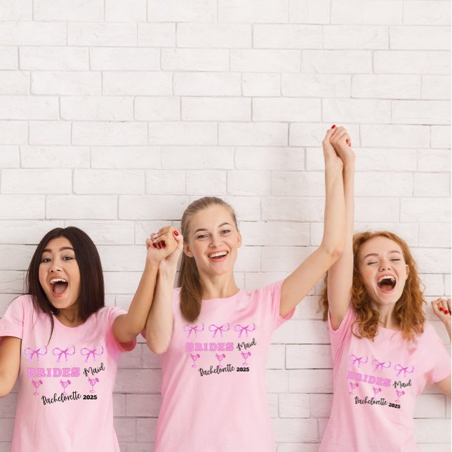 Camiseta Festa Maid Bachelorette 2025 da Noiva (Criador carregado)