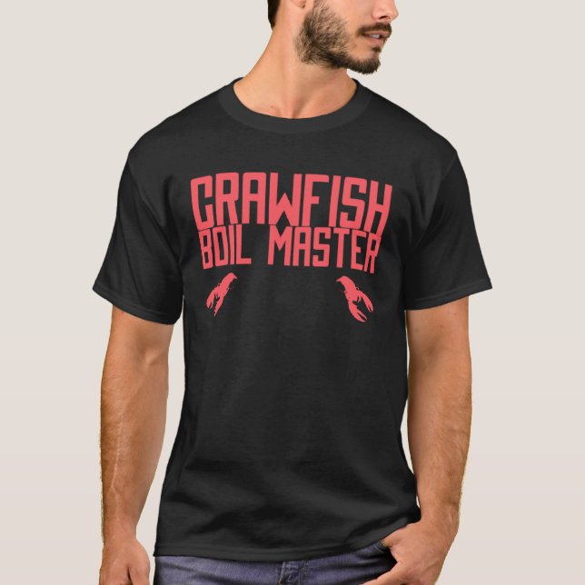 Camiseta Festa Mestre Cajun do Crawfish (Frente)