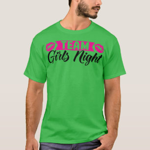 Camiseta Festa noturna de garotas do time, noiva
