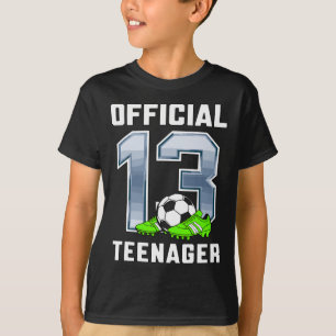 Camiseta Festa Oficial de Aniversário de 13 Anos Tema de Fu