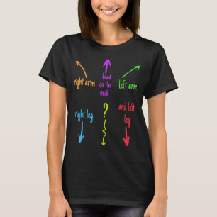 Camiseta Festa Para Adultos Gráfico De Anatomia Humana Chei