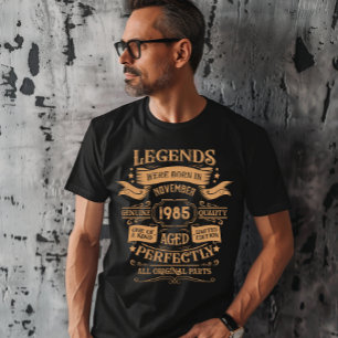 Camiseta Festa personalizada de aniversário de 40 anos de q