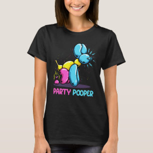 Camiseta Festa Pooper Kidcore Balon Dog Birthday Balloon