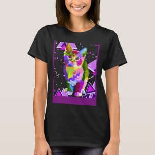 Camiseta Festa Psicodélica Colorida Trippy dos Anos 70 e 80