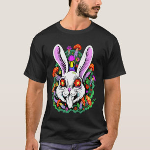 Camiseta Festa Psicodélica Festa de Arte Mushroom EDM Coelh