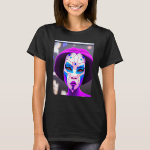 Camiseta Festa Rave Psicodélica Trance EDM Club DJ Neon 3