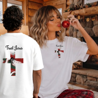 Camiseta Festa Religiosa Cristã Sazonal Jesus