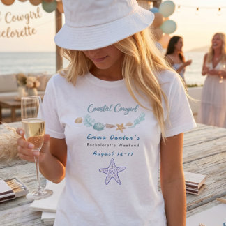 Camiseta Festa semanal de despedida de solteira Cowgirl Coa