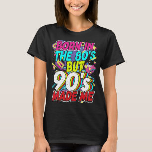Camiseta Festa temática de roupas dos anos 80 e 90, fantasi