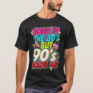 Camiseta Festa temática de roupas dos anos 80 e 90, fantasi