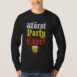 Camiseta Festa Wurst Engraçado Salsicha Oktoberfest