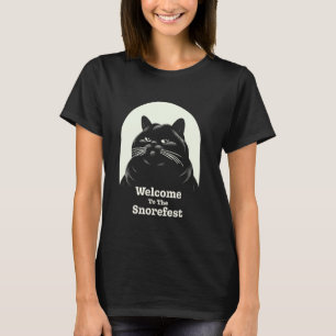 Camiseta FestaDoRonco GatoIrritado LocalDeTrabalho Estudant