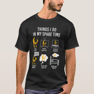 Camiseta Festas De Barbecue Griling Coisas Que Eu Faço Em M