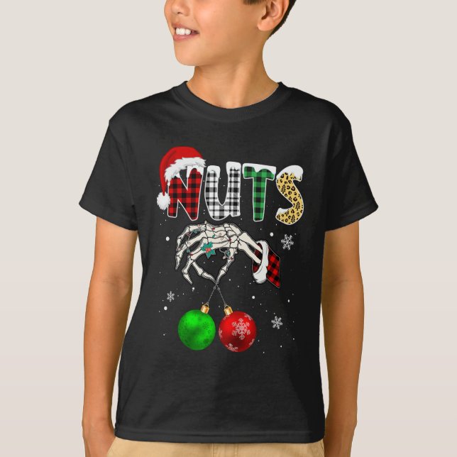 Camiseta Festas de Natal Loucos de Natal Xmas Matchin Casal (Frente)