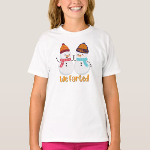 Camiseta Festejamos o Natal do Snowman