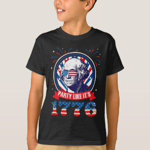Camiseta Festeje Como Se Fosse 1776 4 De Julho George Washi